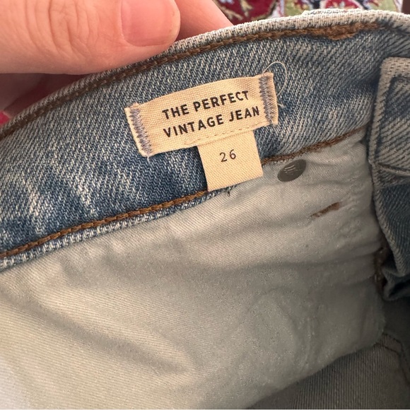 MWT MADEWELL The Perfect Vintage Jean in Coffey Wash: Worn-In Edition - Size 26 - Picture 6 of 14